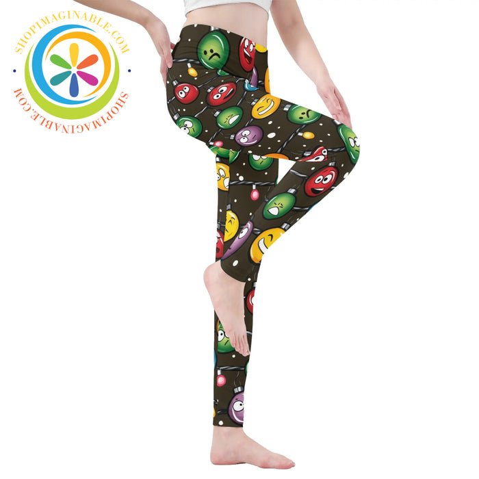 Holiday Lights Leggings Yoga Pants