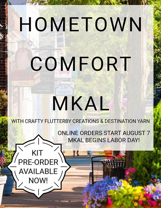 Destination Yarn Hometown Comfort Mystery Knit Along  - YARN ONLY