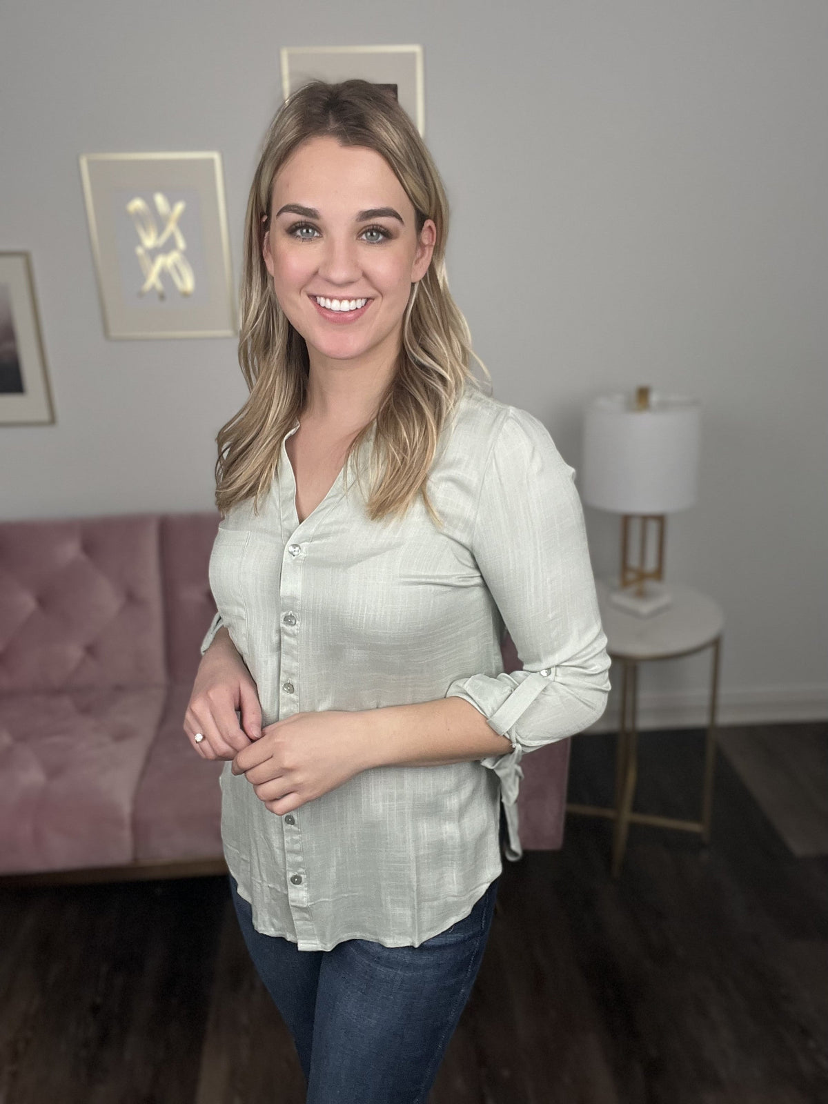 How Sweet It Is Women's Rolled Sleeve Top