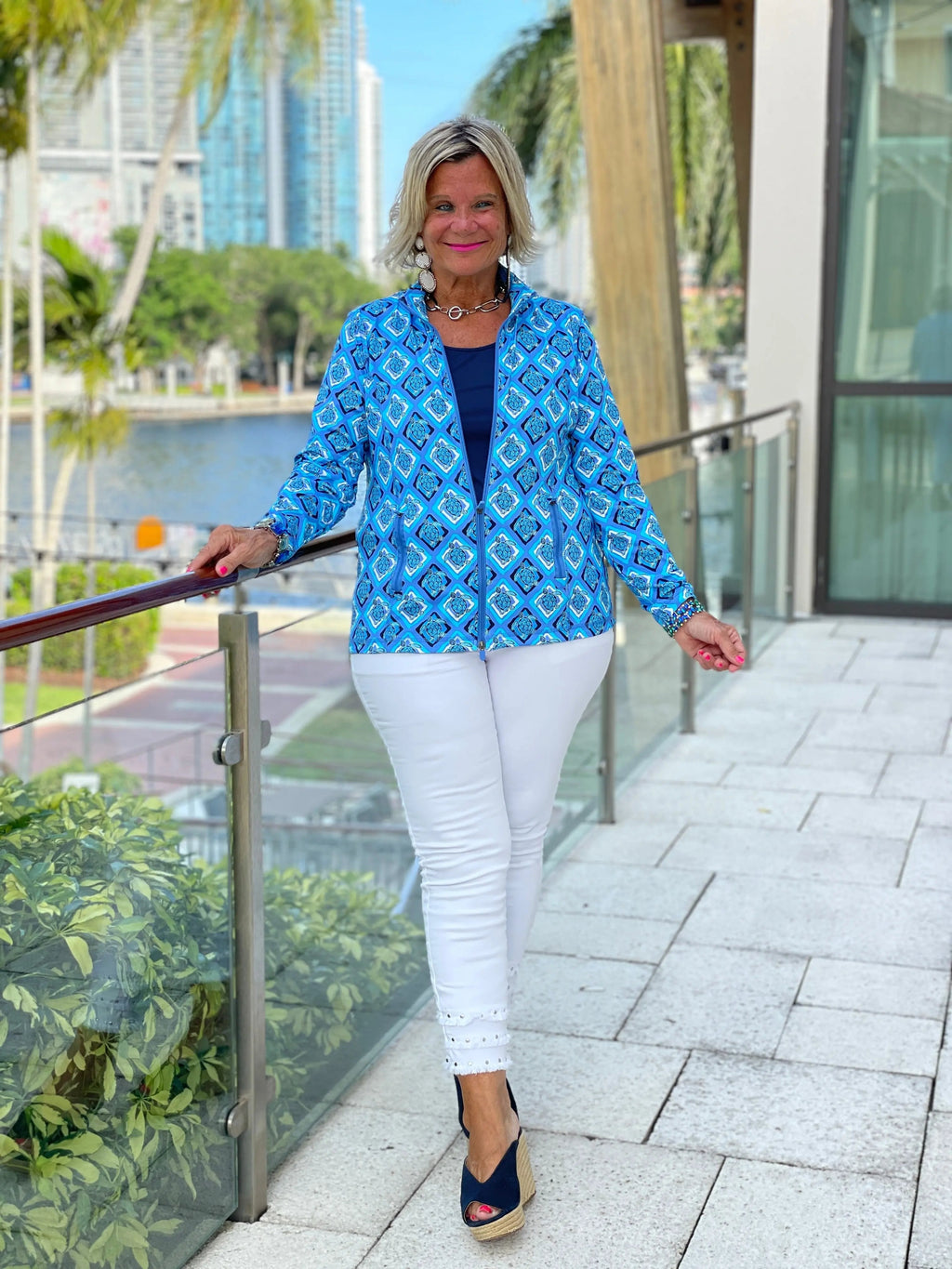 BAHAMA BLUE TURTLE FULL ZIPPER