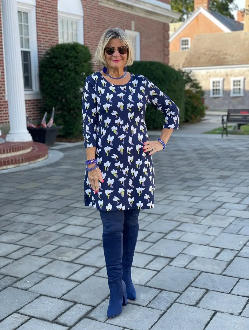 LULU-B NAVY DREAMING DRESS