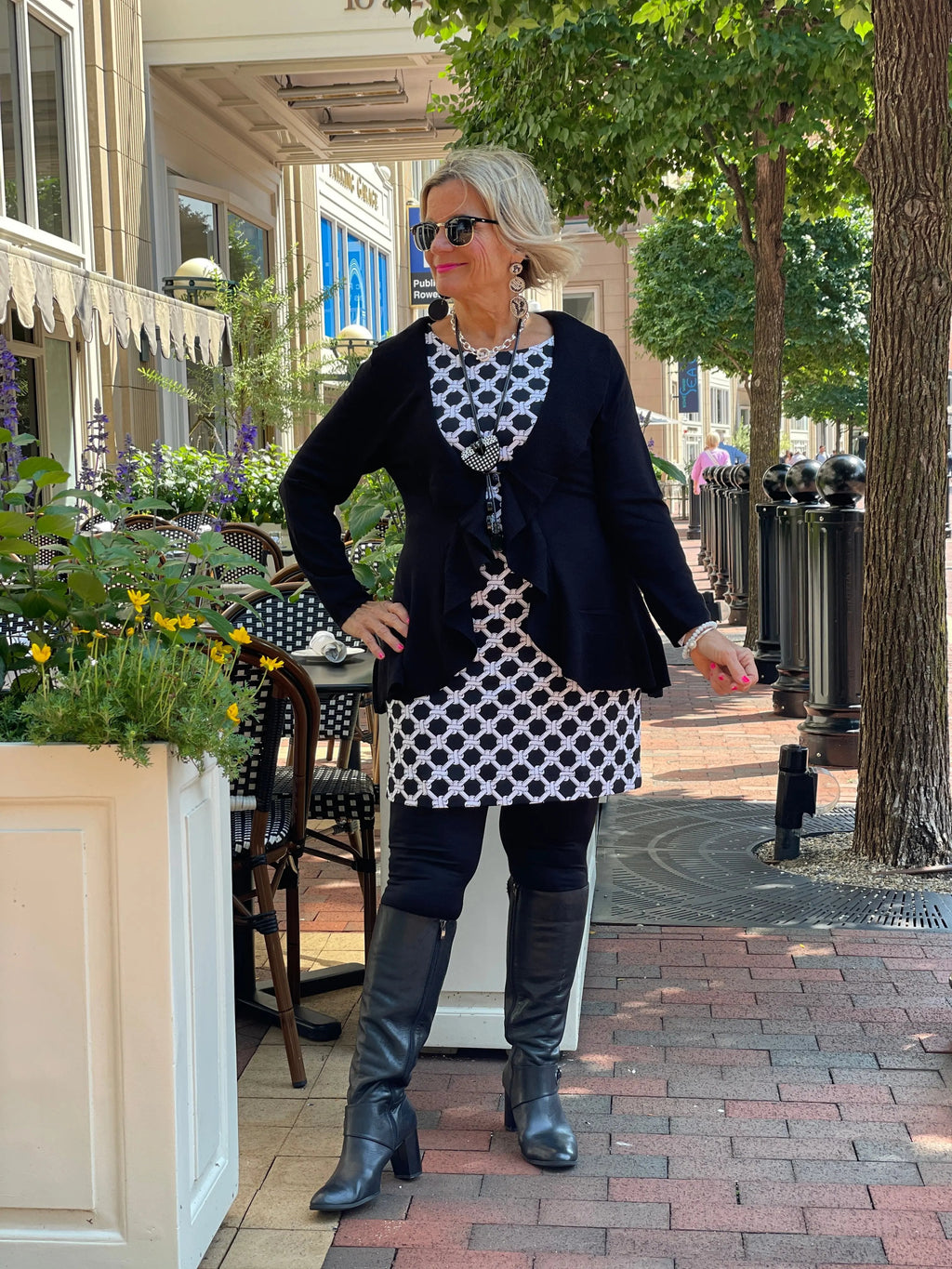 CAROLINE RUFFLE  SWEATER