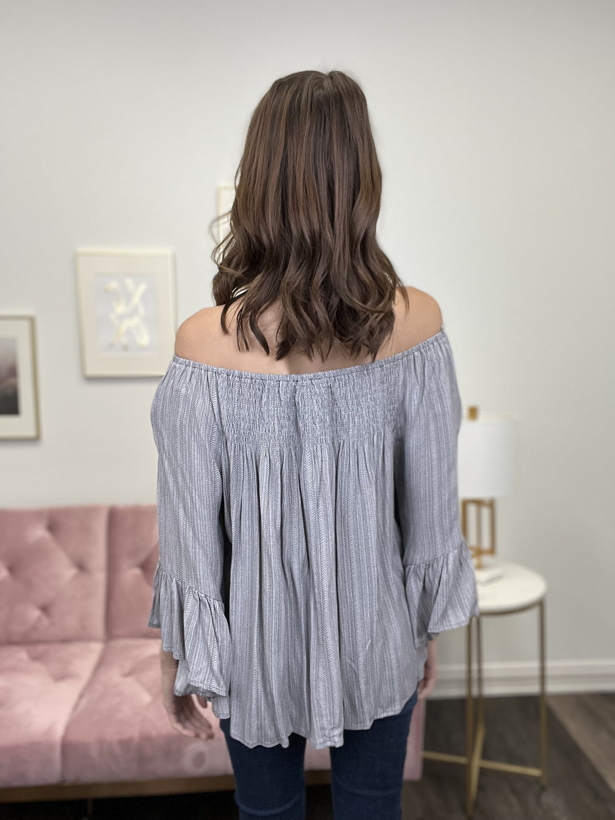 Feeling It Women's Woven Long Sleeve Top