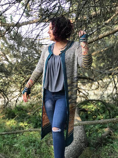 Destination Yarn Knitting Kit Journey Home Cardigan Kit