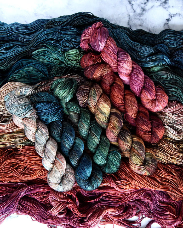 Destination Yarn fingering weight yarn Kaibab National Forest