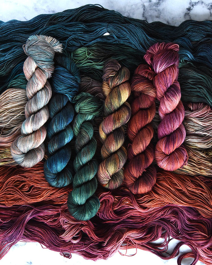 Destination Yarn fingering weight yarn Kaibab National Forest