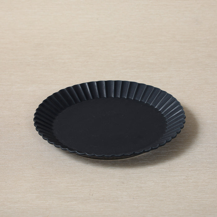La Barbarie indigo plate