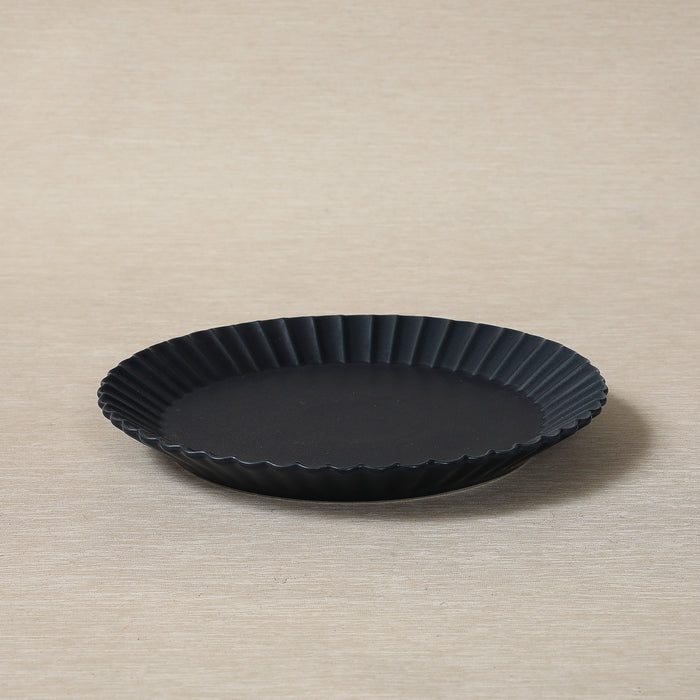 La Barbarie indigo plate