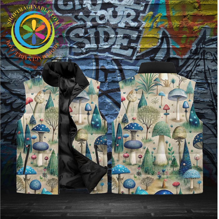 Magic Mushroom Puffer Vest