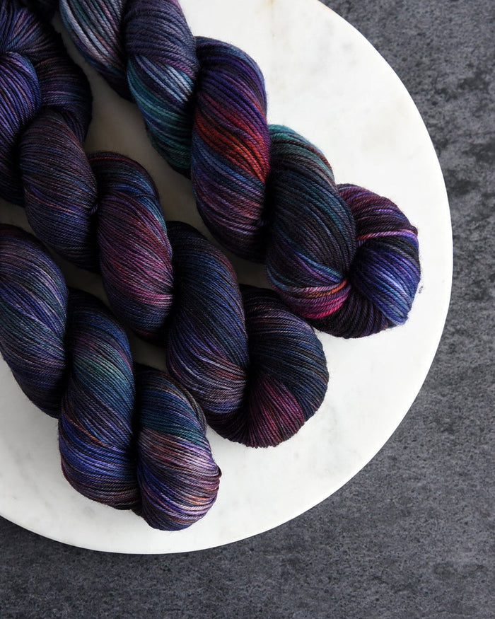 Destination Yarn fingering weight yarn Mercury in Retrograde Pair