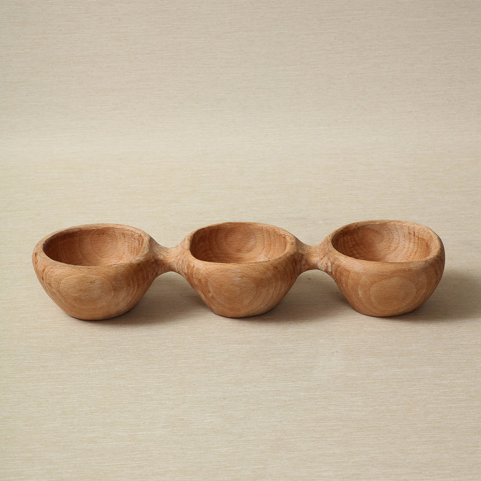 Miro Carved Wood Bowls