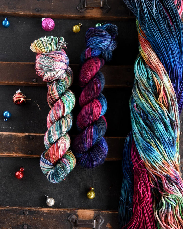 Destination Yarn fingering weight yarn Modern Maximalist Pair