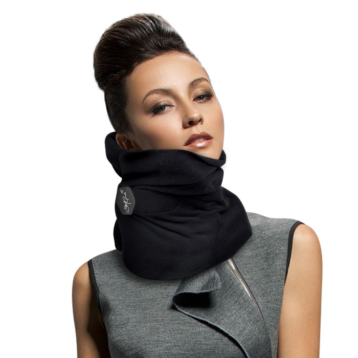 Modern Travel Pillow - Black
