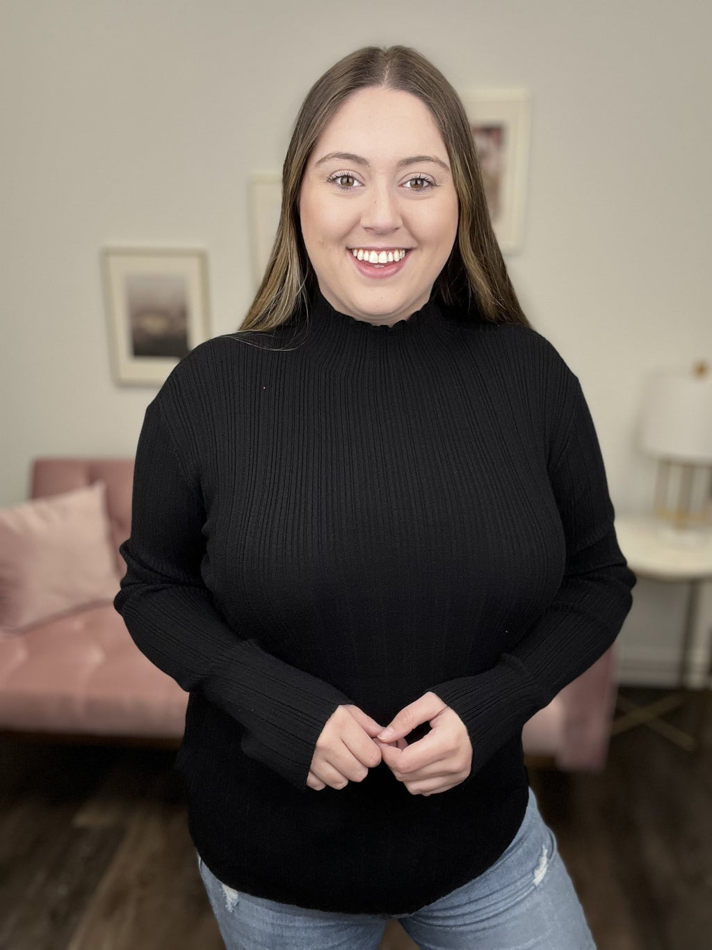 Introduced Happiness Women's Fitted Sweater