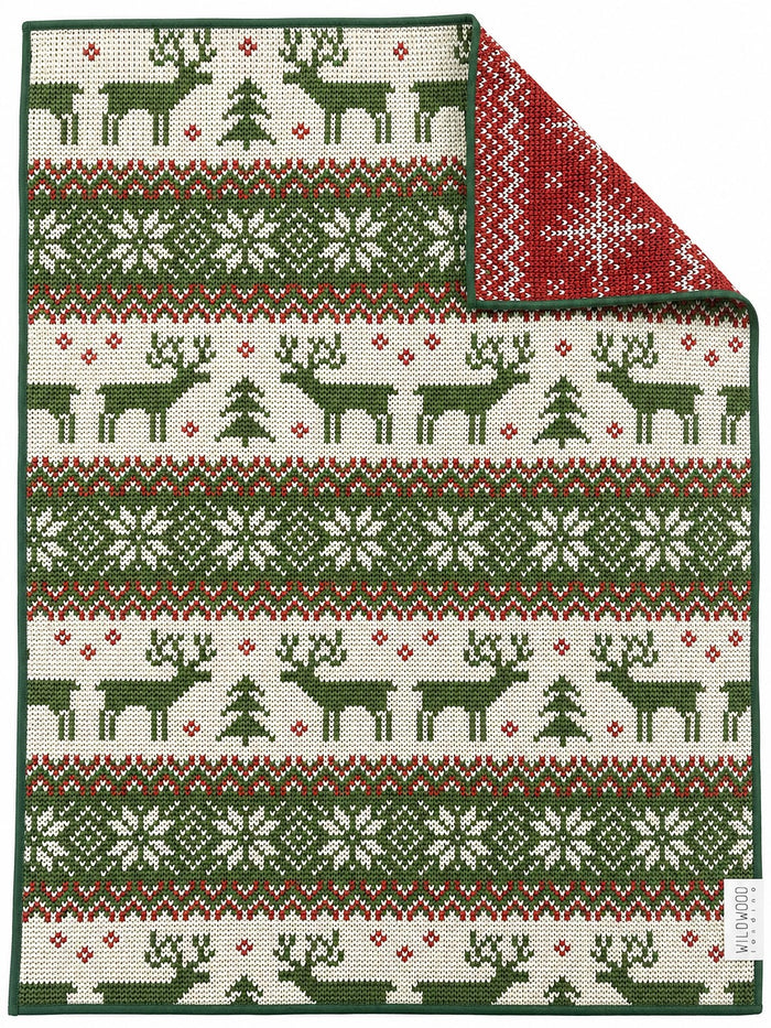 NORDIC KNIT MICROFIBER - HAND TOWEL