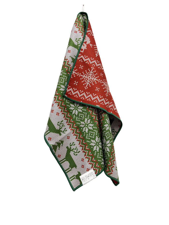 NORDIC KNIT MICROFIBER - HAND TOWEL