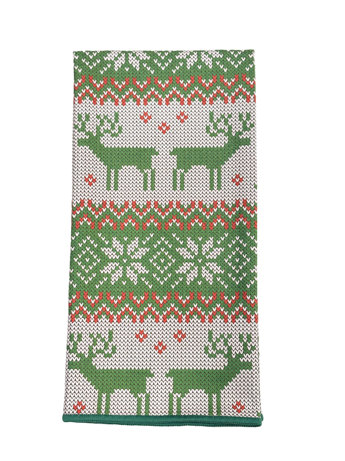 NORDIC KNIT MICROFIBER - HAND TOWEL