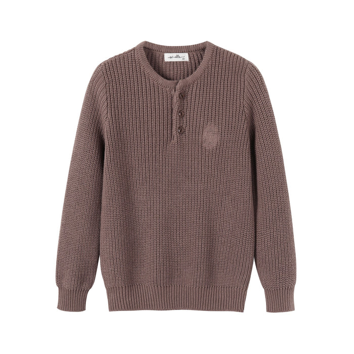 Nounelle Brown Boy Knit Set