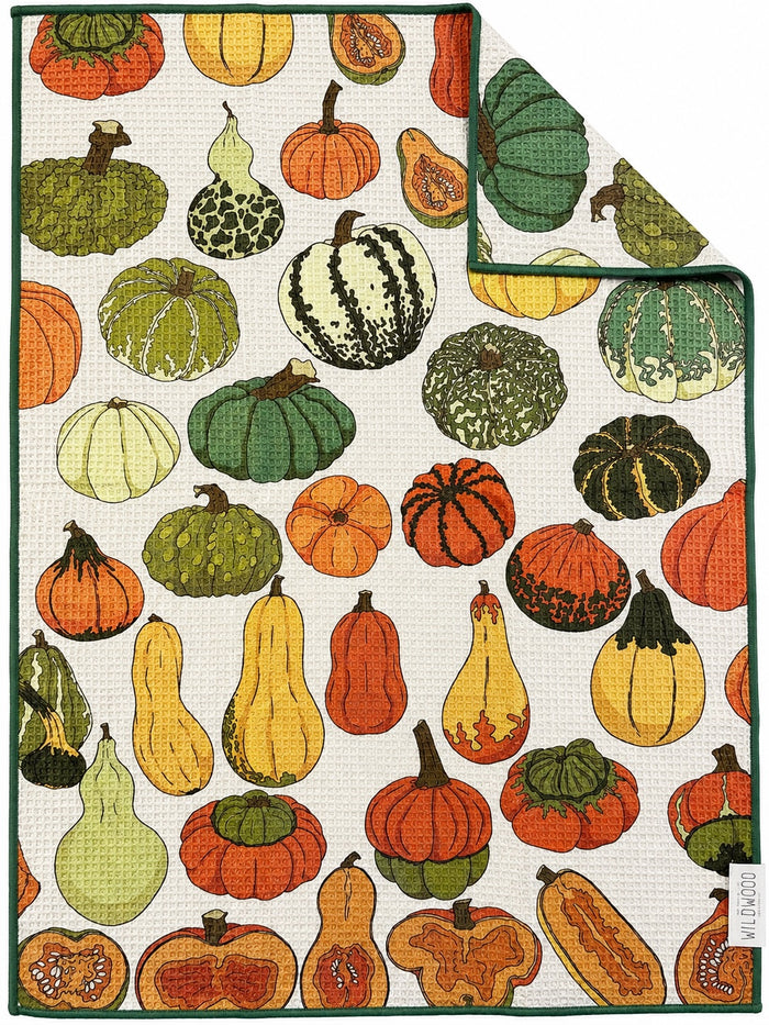 OH MY GOURDS MICROFIBER - HAND TOWEL