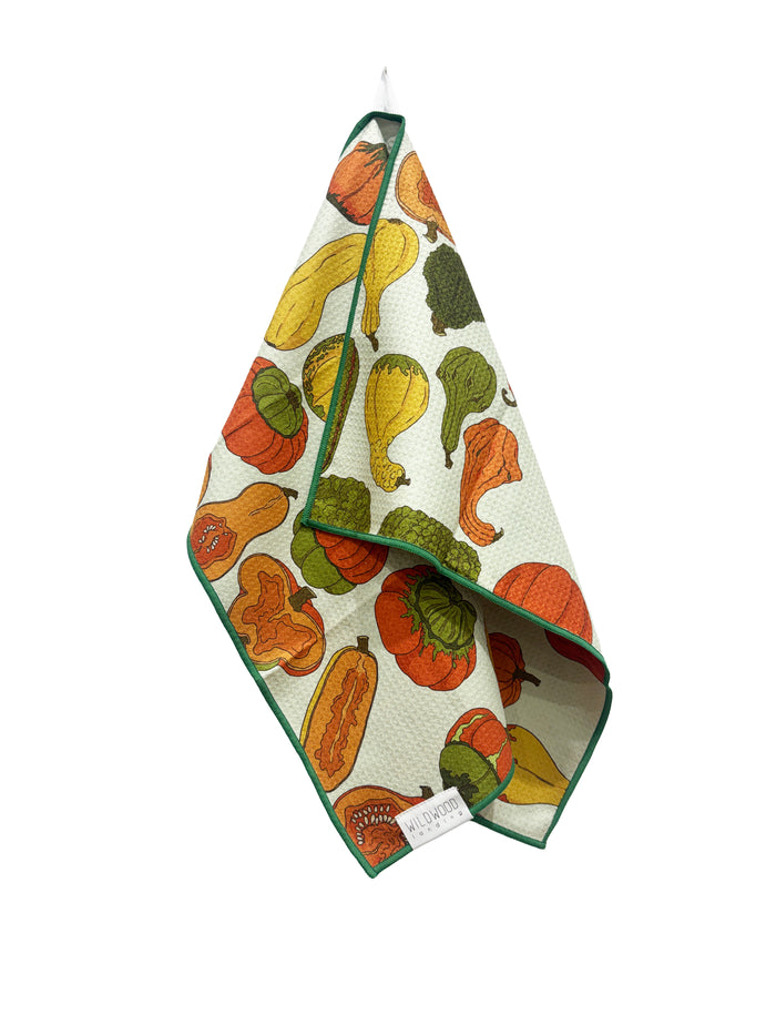 OH MY GOURDS MICROFIBER - HAND TOWEL