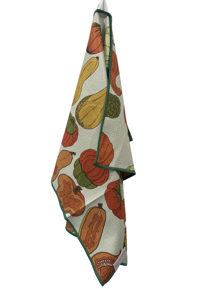 OH MY GOURDS MICROFIBER - HAND TOWEL
