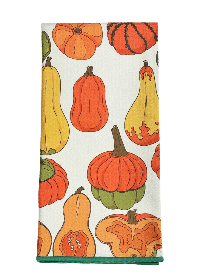 OH MY GOURDS MICROFIBER - HAND TOWEL