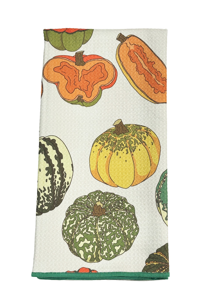 OH MY GOURDS MICROFIBER - HAND TOWEL