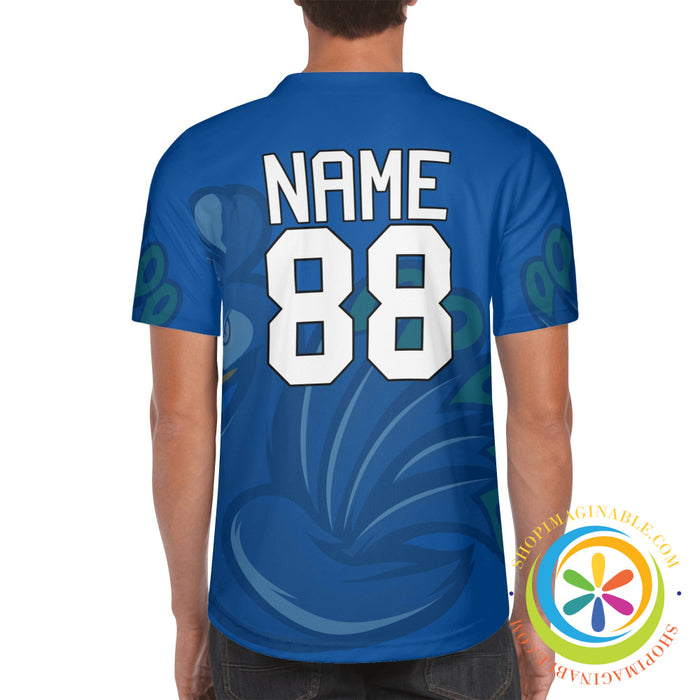 Peacock Unisex Baseball Jersey