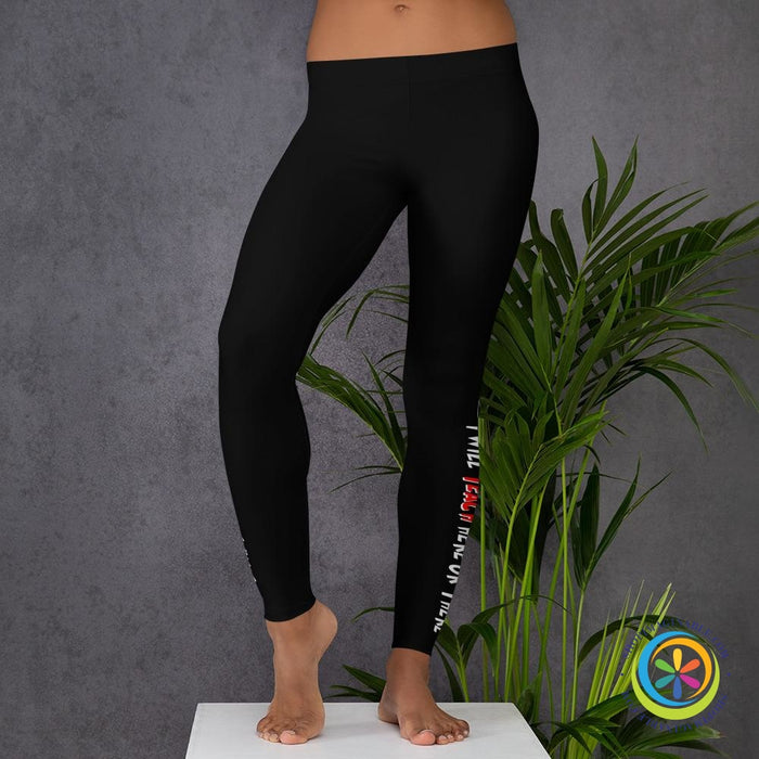 Personalized Custom Name I Will Teach Here or There Anywhere Leggings-ShopImaginable.com