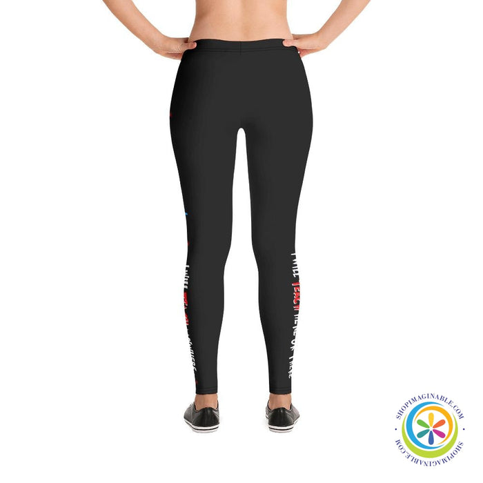 Personalized Custom Name I Will Teach Here or There Anywhere Leggings-ShopImaginable.com