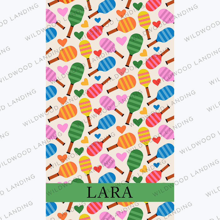 PICKLEBALL (custom) MICROFIBER - MIDI TOWEL