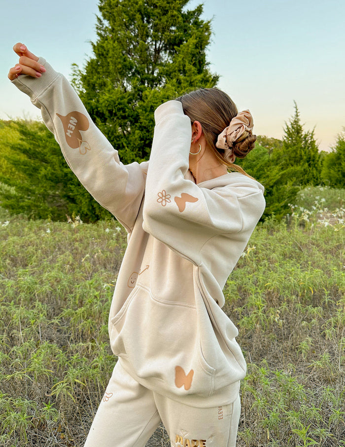 RESTOCK :: Made New Cream Unisex Hoodie