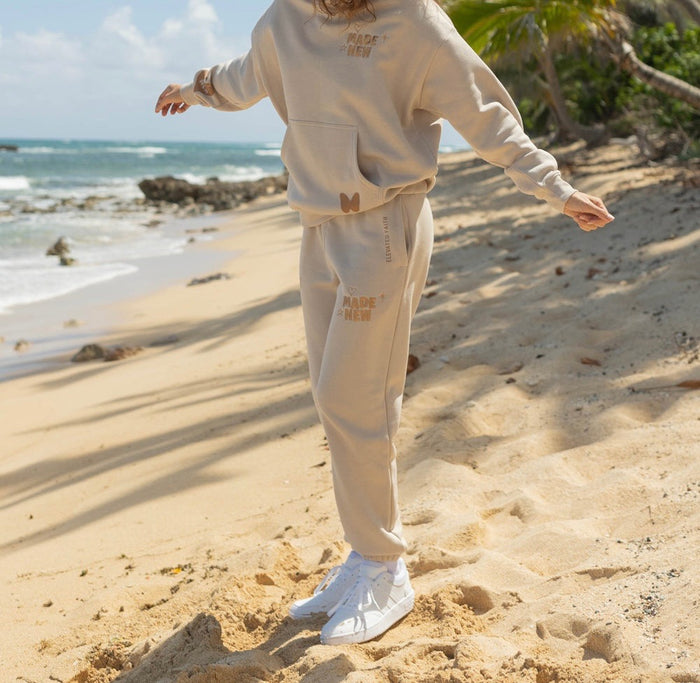 RESTOCK :: Made New Cream Unisex Hoodie