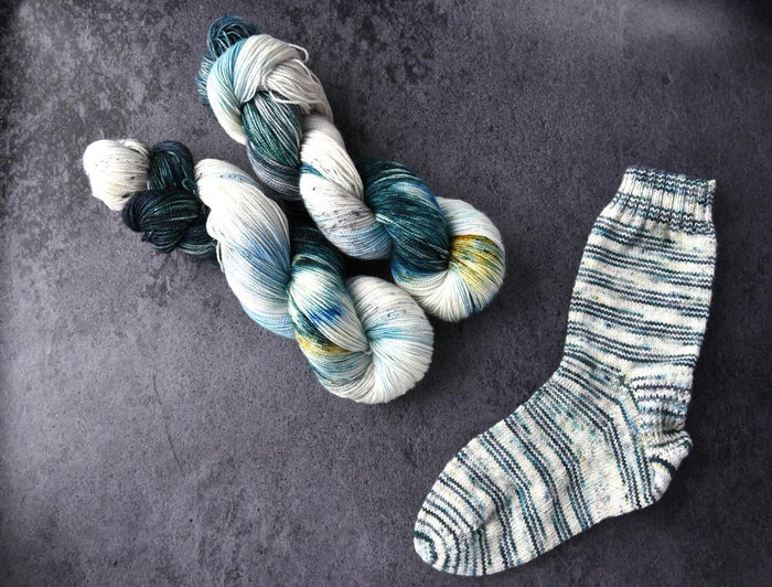 Destination Yarn fingering weight yarn Rockefeller Ice Rink