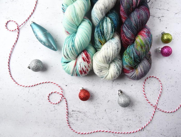 Destination Yarn fingering weight yarn Rockefeller Ice Rink - PREORDER