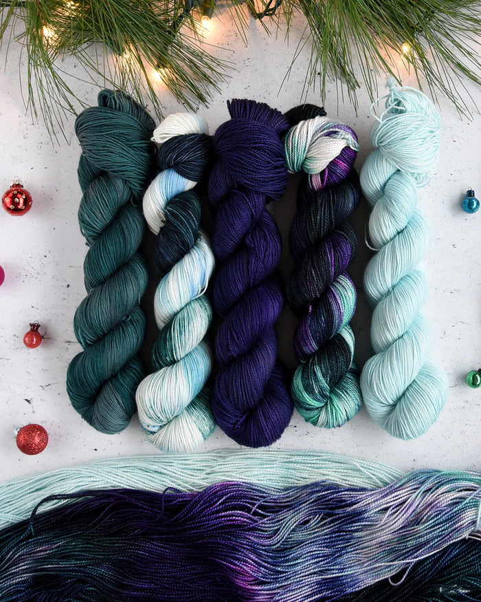 Destination Yarn fingering weight yarn Rockefeller Ice Rink