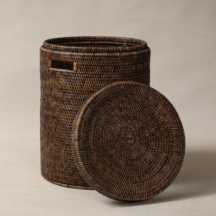 Round Rattan Hampers