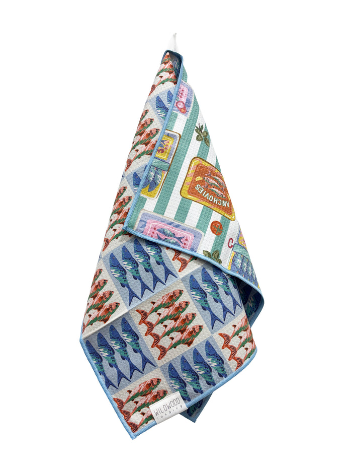 SARDINE PICNIC MICROFIBER - HAND TOWEL
