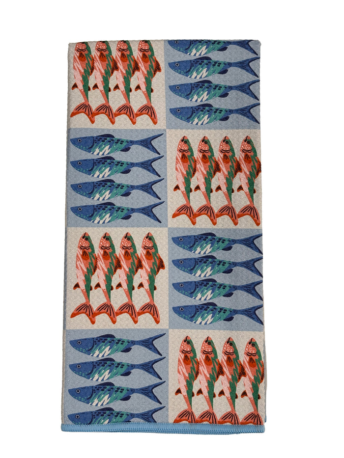 SARDINE PICNIC MICROFIBER - HAND TOWEL