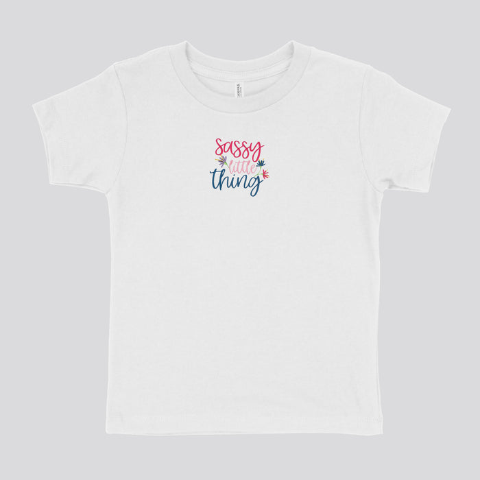 SASSY LITTLE THING - TODDLER TSHIRT EMB