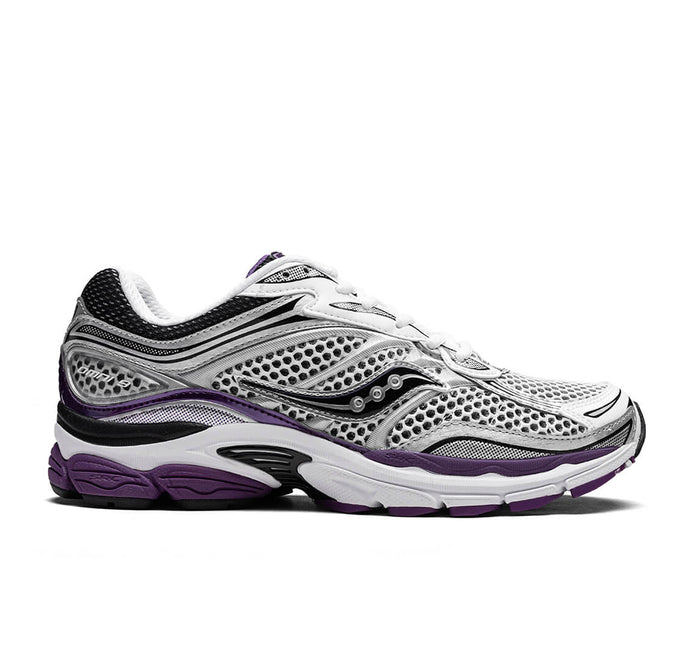 Saucony ProGrid Omni 9 "White Black Silver Purple"