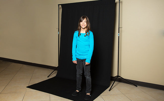Savage Black Wrinkle-Resistant Backdrop