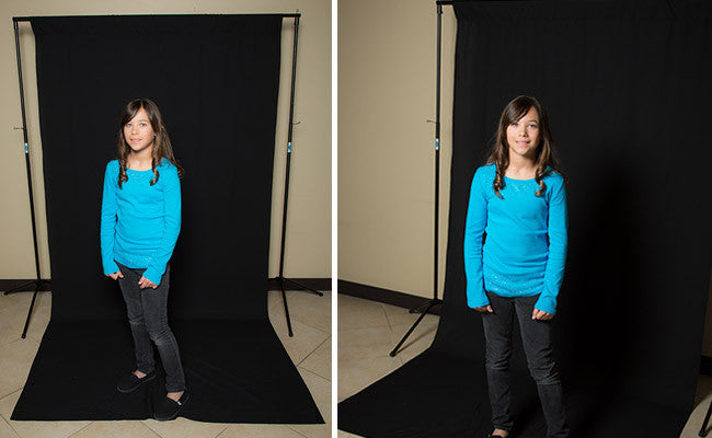 Savage Black Wrinkle-Resistant Backdrop