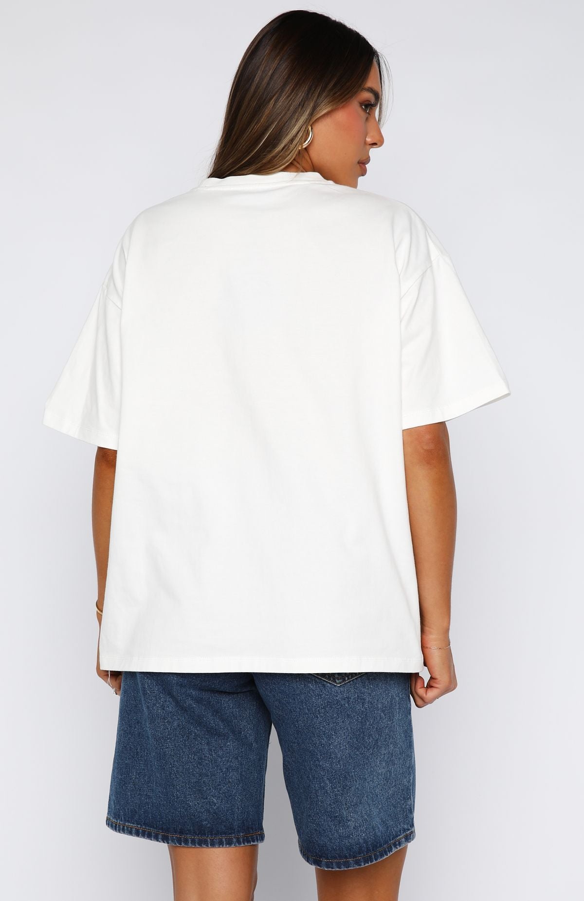 Got That Glow Oversized Tee White