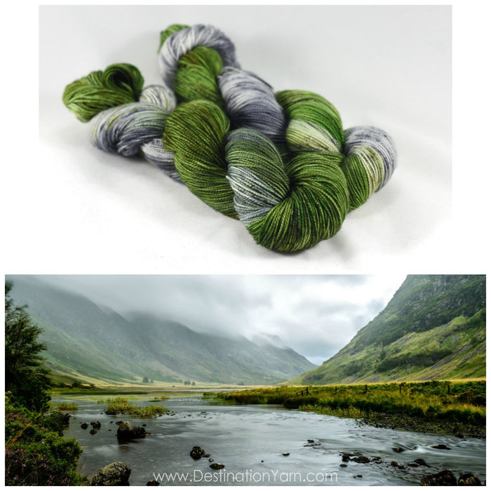 Destination Yarn Knitting Kit SCOTLAND COMFORT FADE CARDIGAN KIT PREORDER