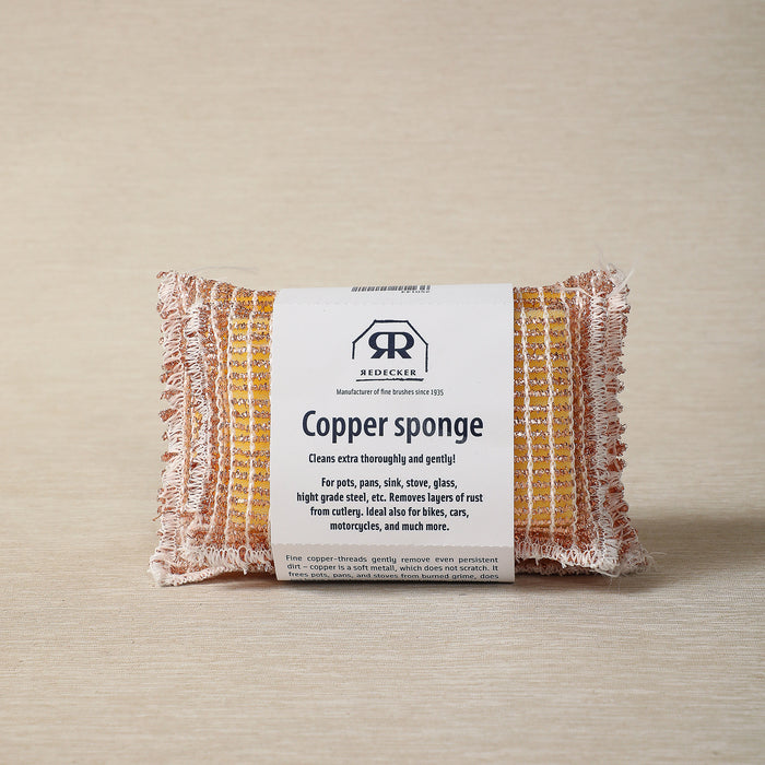 Set of two copper sponges