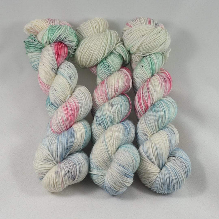 Destination Yarn fingering weight yarn Snow on Christmas Morning
