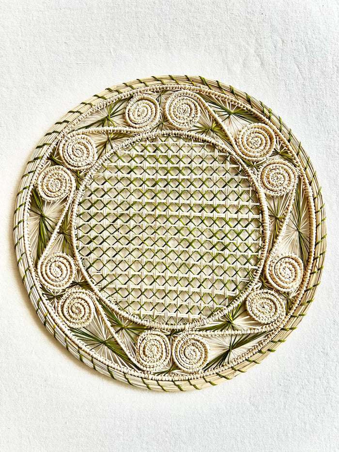 Soleil Charger / Placemat - Olive S/4