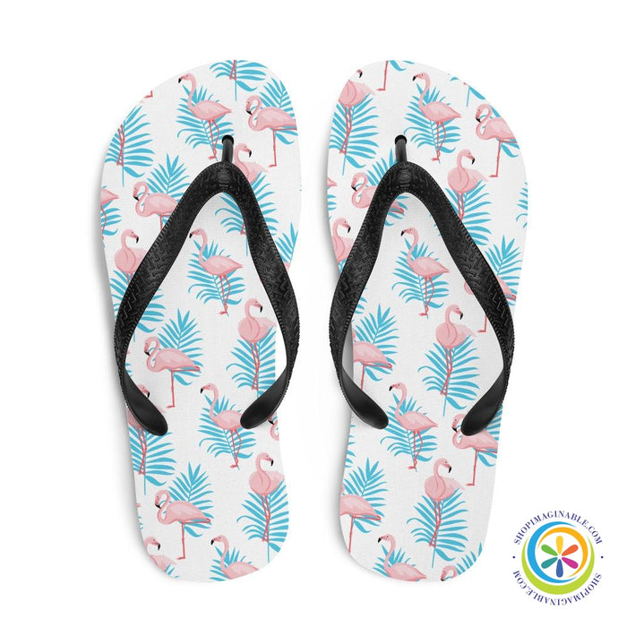 Summer Flamingo Flip-Flops-ShopImaginable.com