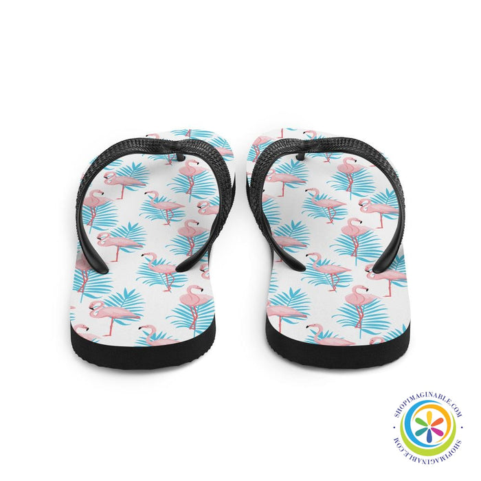 Summer Flamingo Flip-Flops-ShopImaginable.com